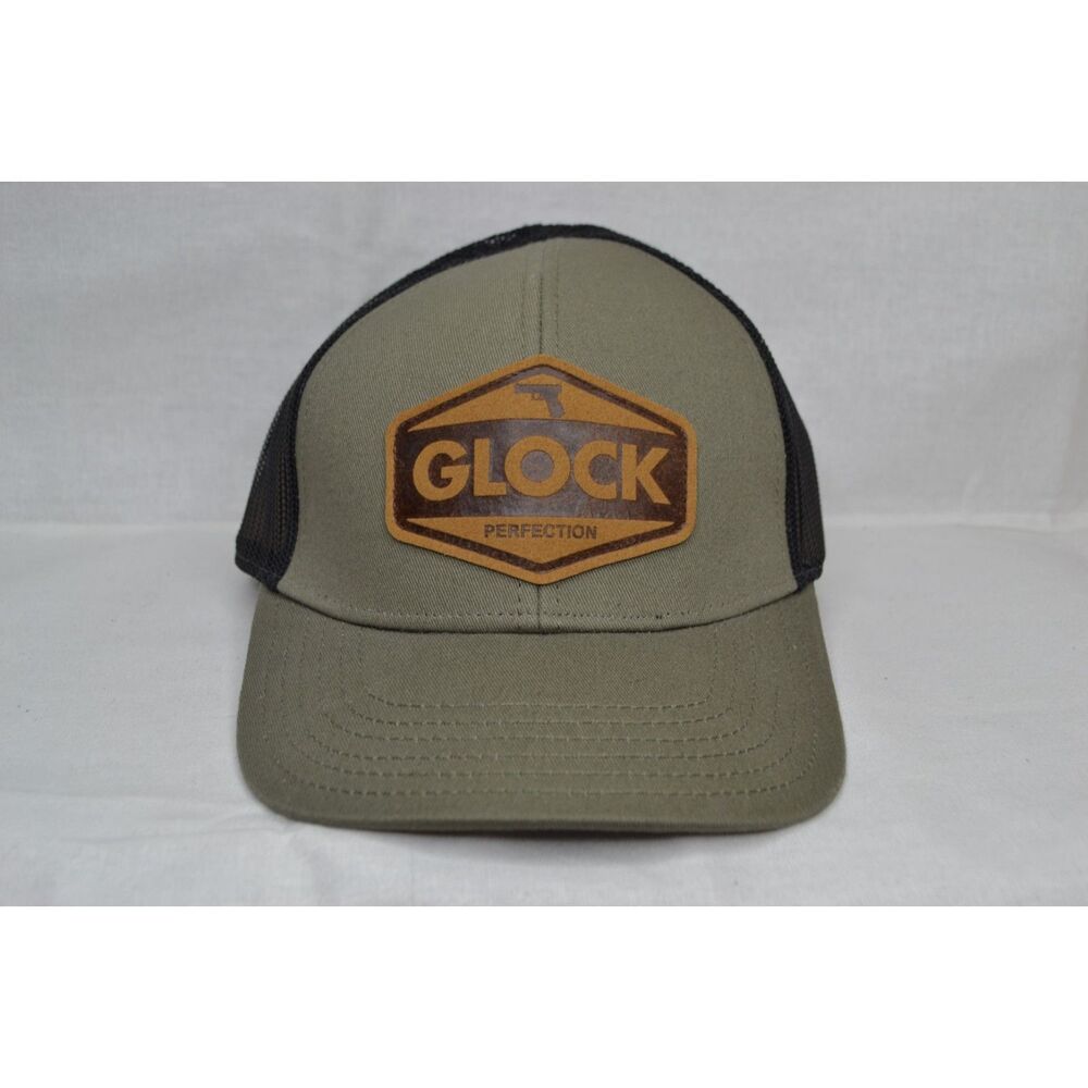 Glock Perfection Gray Black Trucker Snap Back Hat